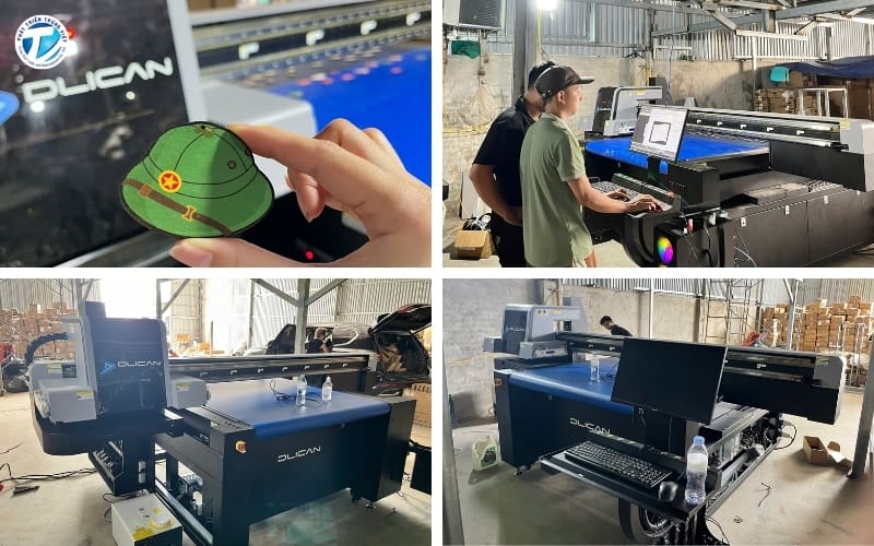 Dòng máy in UV Dlican do Phát Triển Trung Việt phân phối
